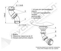 Схема устройства поворотного Ду 32